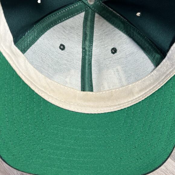 Vintage Michigan‎ State Spartans Snapback Hat Green Wool Cap USA College NCAA - Picture 7 of 10